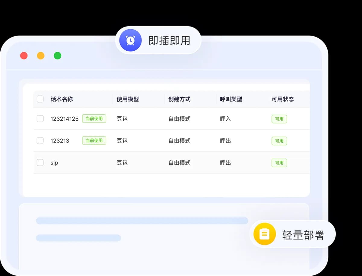即插即用，零门槛接入
